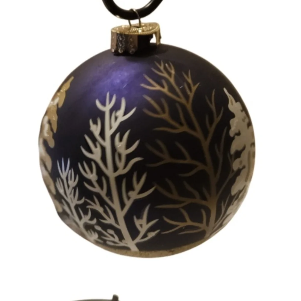 Hand Crafted Upcycled Christmas Tree Ornaments Gold